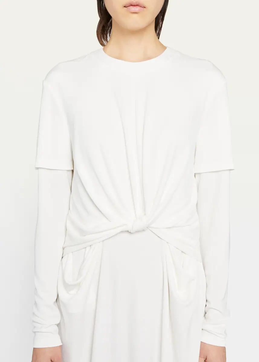Akris punto Turtleneck Long-Sleeve Modal-Stretch Top | Thumbnail 8 Akris punto Turtleneck Long-Sleeve Modal-Stretch Top | Thumbnail 8