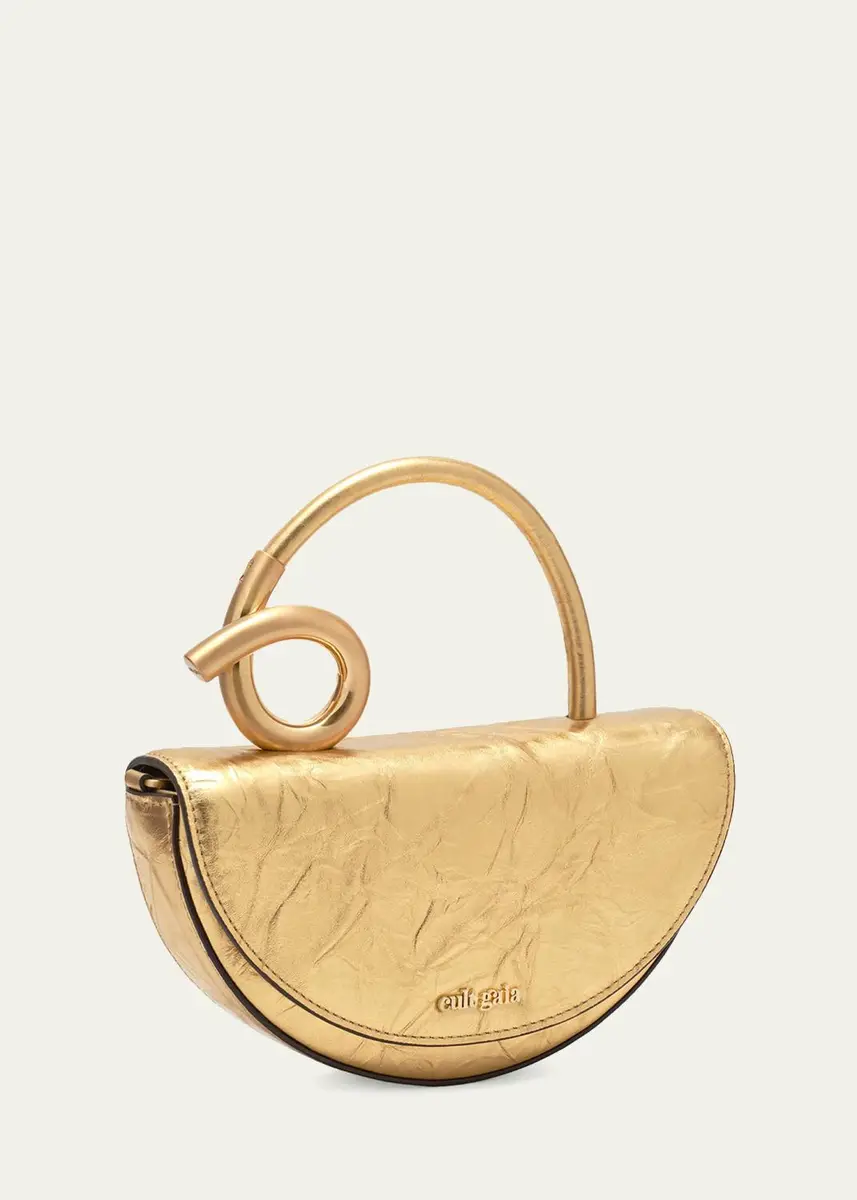 Cult Gaia Azariah Nano Sculptural Metallic Leather Top-Handle Bag | Thumbnail 2 Cult Gaia Azariah Nano Sculptural Metallic Leather Top-Handle Bag | Thumbnail 2