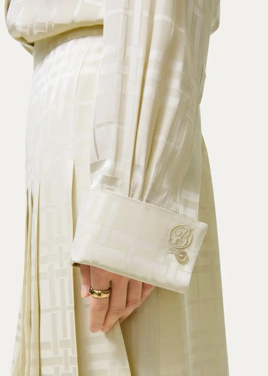 Burberry Dorothea Patterned Silk Shirt | Thumbnail 4