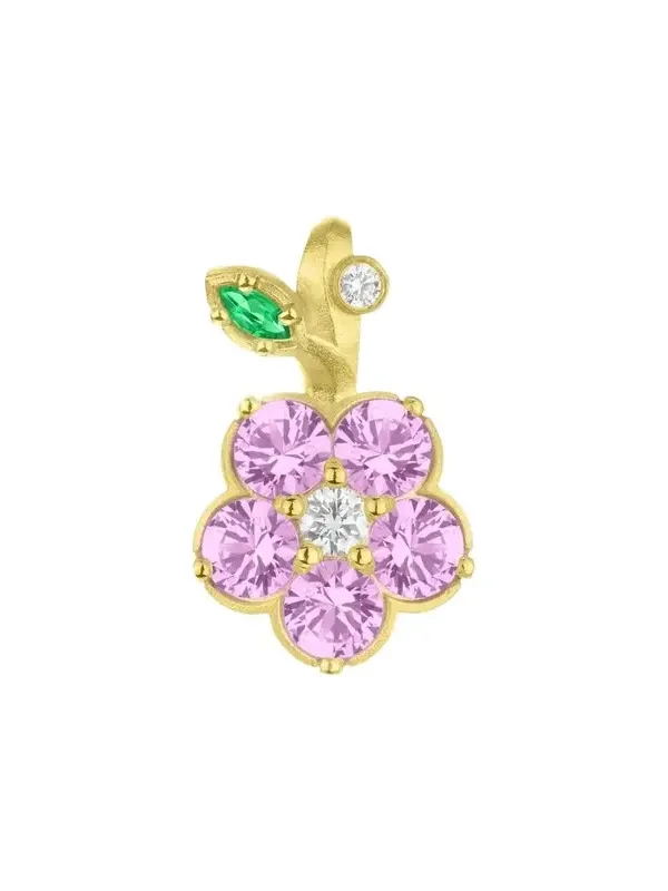Wild Child Charm with Diamonds, Pink Sapphires and Tsavorite Wild Child Charm with Diamonds, Pink Sapphires and Tsavorite