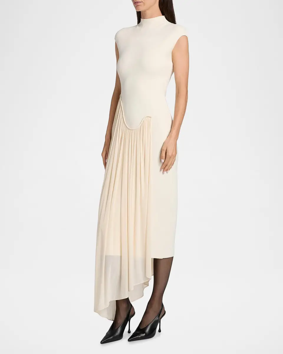 Et Ochs Francis Asymmetric Knit Midi Dress | Thumbnail 7 Et Ochs Francis Asymmetric Knit Midi Dress | Thumbnail 7