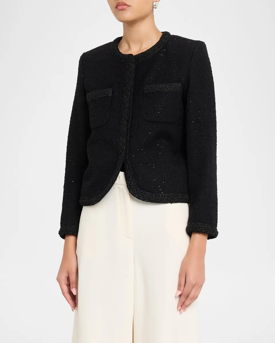 Fabiana Filippi Sequin Tweed Jacket | Thumbnail 4 Fabiana Filippi Sequin Tweed Jacket | Thumbnail 4