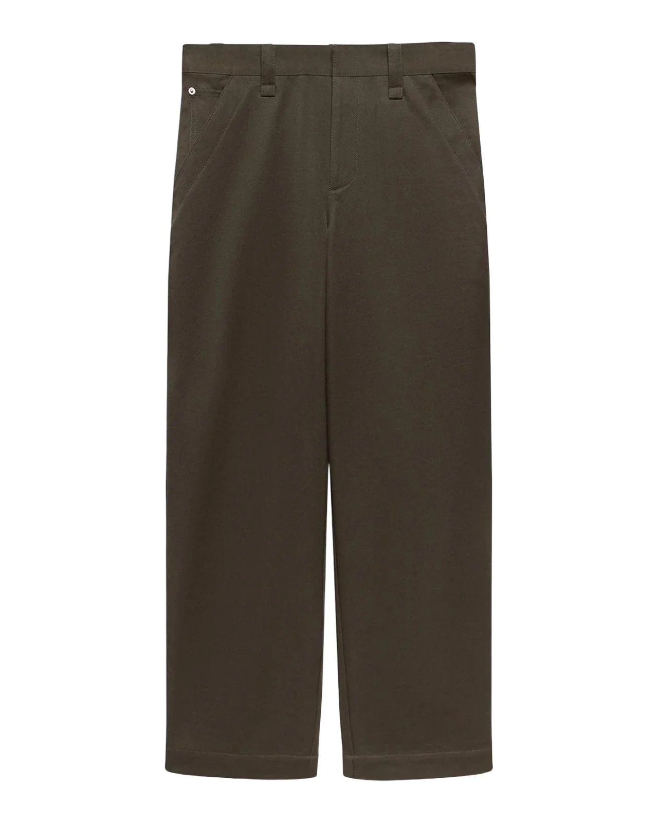 Helmut Lang Men's Flat-Front Cotton Five-Pocket Chino Pants