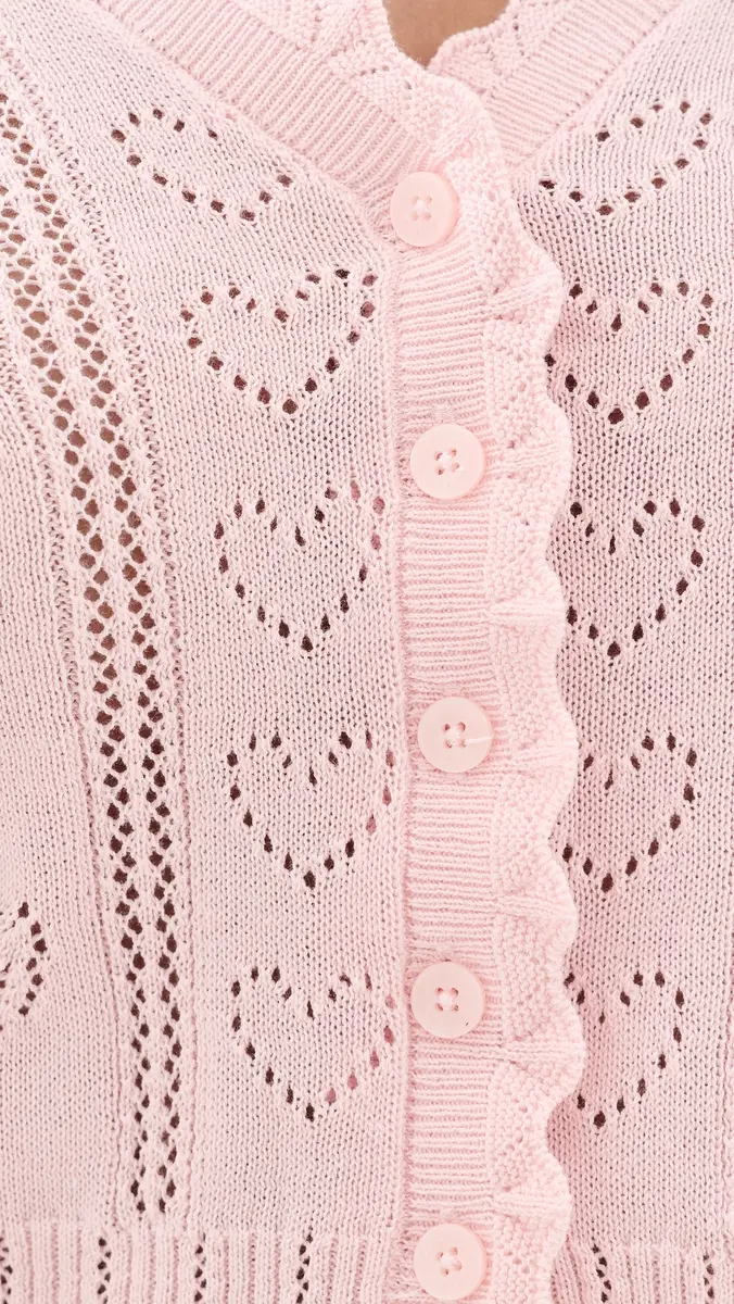 LoveShackFancy Sibella Cropped Cardigan | Thumbnail 6 LoveShackFancy Sibella Cropped Cardigan | Thumbnail 6
