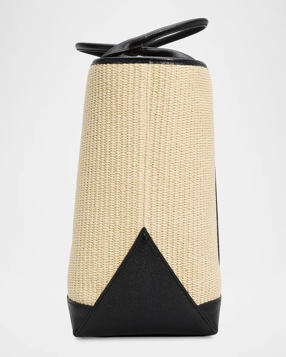 Thom Browne Men's Medium Tool Raffia Tote Bag | Thumbnail 6 Thom Browne Men's Medium Tool Raffia Tote Bag | Thumbnail 6