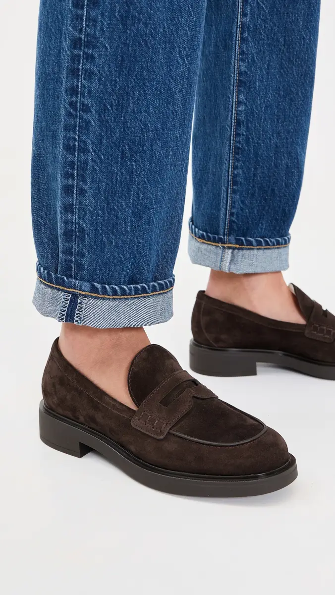 Gianvito Rossi Suede Loafers | Thumbnail 3 Gianvito Rossi Suede Loafers | Thumbnail 3