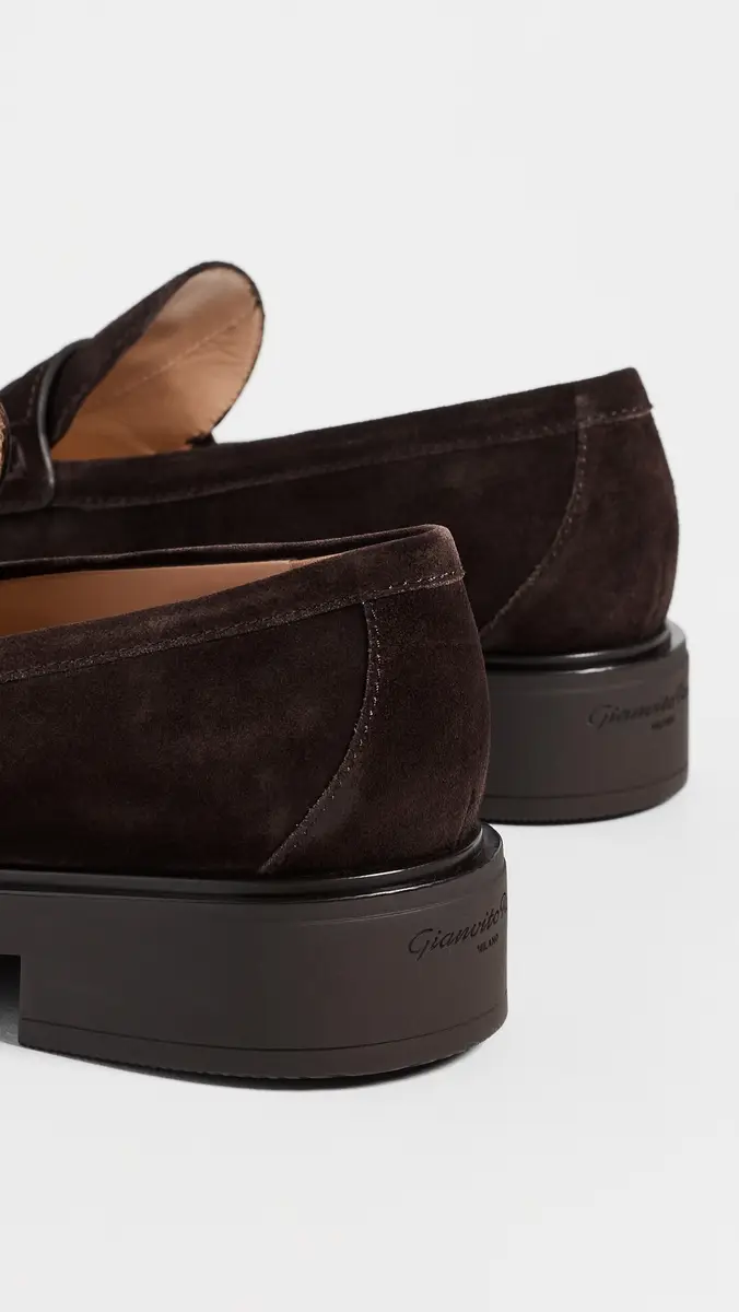 Gianvito Rossi Suede Loafers | Thumbnail 4 Gianvito Rossi Suede Loafers | Thumbnail 4