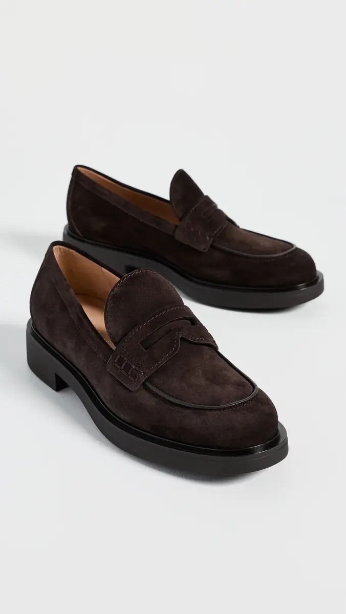 Gianvito Rossi Suede Loafers | Thumbnail 5 Gianvito Rossi Suede Loafers | Thumbnail 5