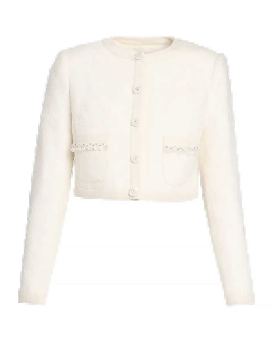 LoveShackFancy Alphie Bouclé Tweed Jacket | Thumbnail 5 LoveShackFancy Alphie Bouclé Tweed Jacket | Thumbnail 5