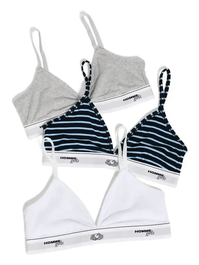 x Fruit of The Loom Triangle Bra 3 Pack x Fruit of The Loom Triangle Bra 3 Pack