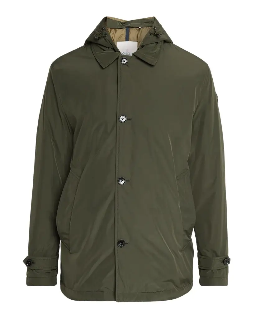 Moncler Men's Evrine Short Hooded Down Parka | Image 1 Moncler Men's Evrine Short Hooded Down Parka | Image 1