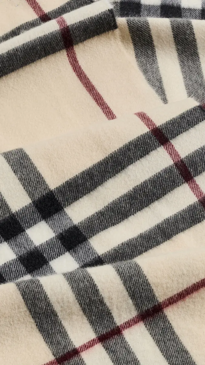Burberry Check Cashmere Scarf | Thumbnail 6 Burberry Check Cashmere Scarf | Thumbnail 6