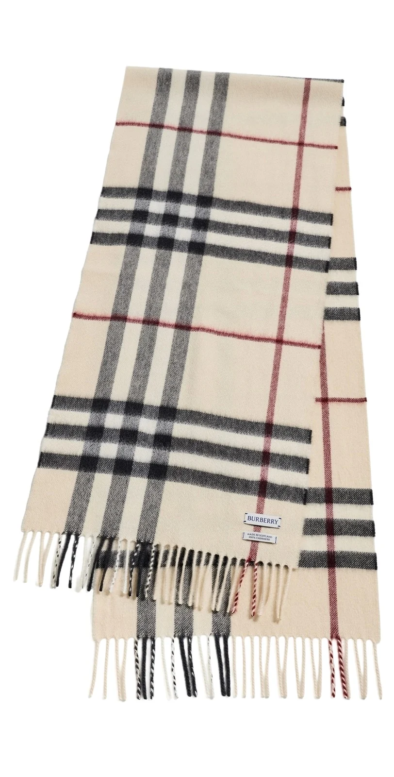 Check Cashmere Scarf Check Cashmere Scarf