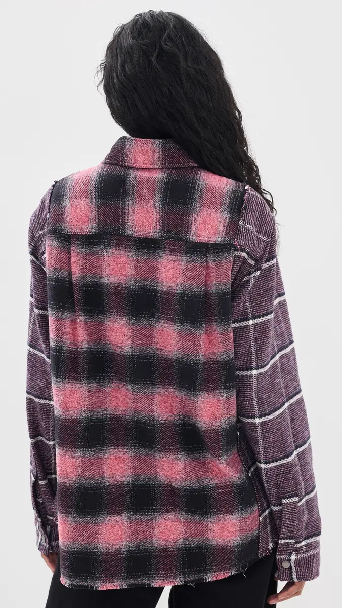 Haikure Arno Double Check Button Down Shirt | Thumbnail 3