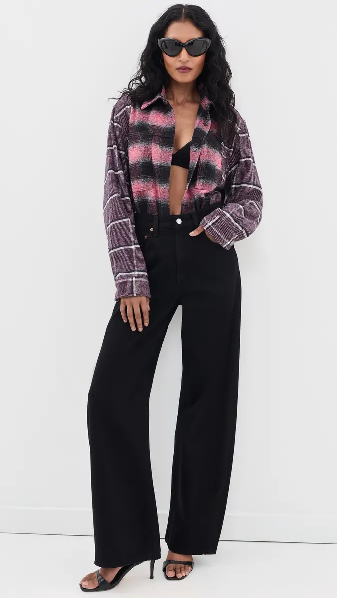 Haikure Arno Double Check Button Down Shirt | Thumbnail 5