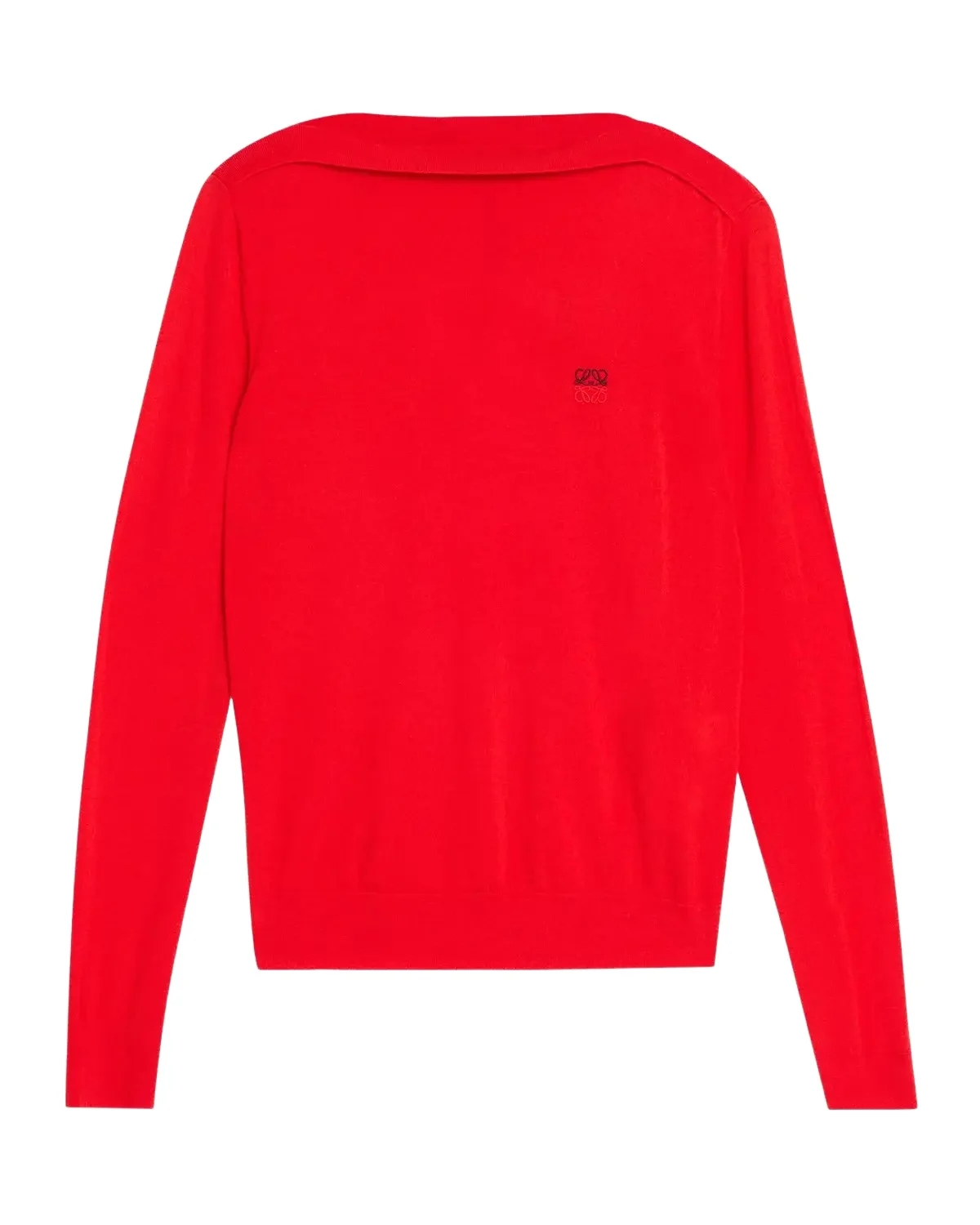 Boatneck Wool-Blend Sweater