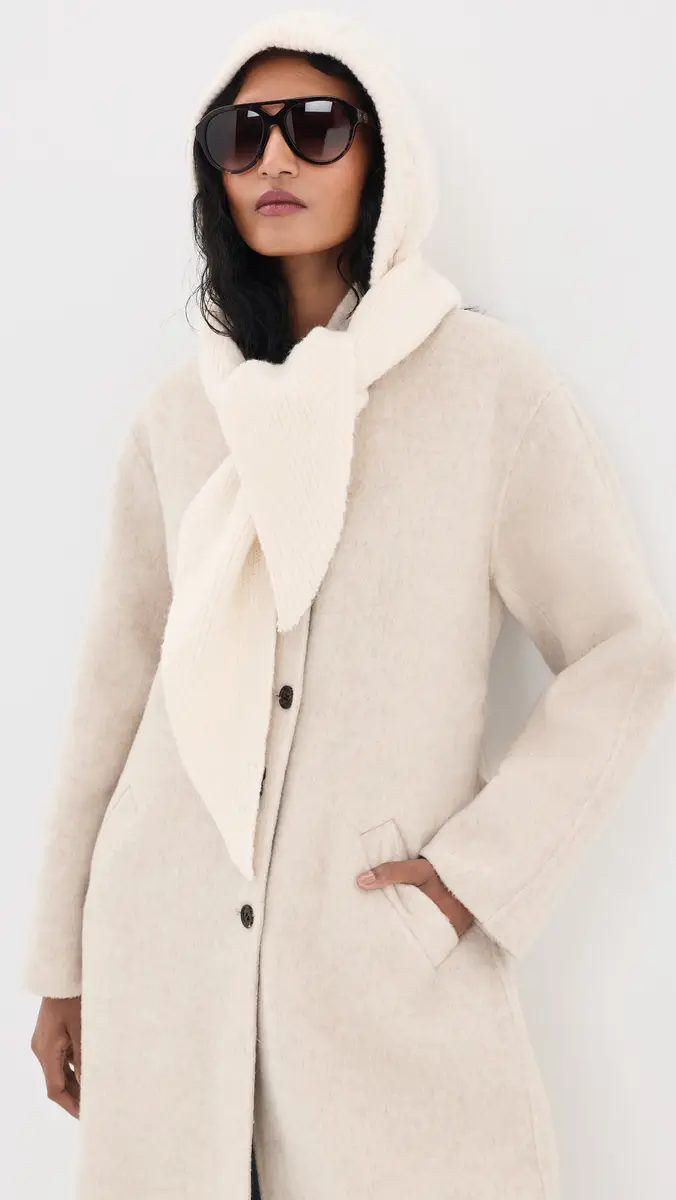 Hat Attack Cable Hooded Scarf | Thumbnail 3