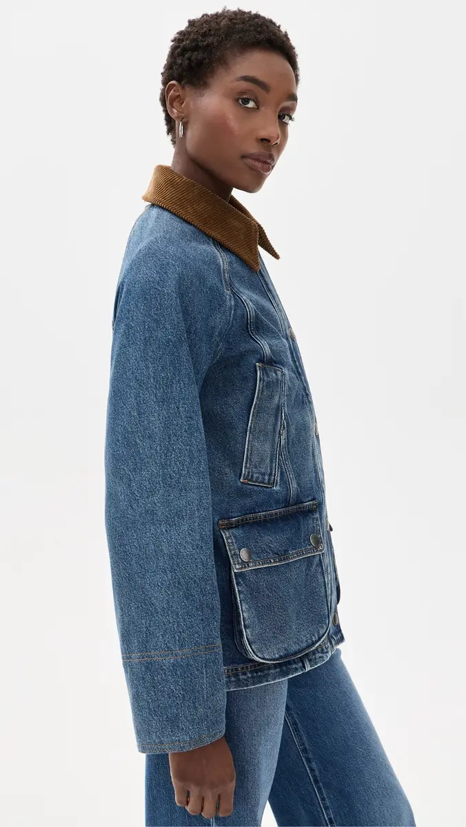 Barbour Denim Modern Beadnell Casual Jacket | Thumbnail 4 Barbour Denim Modern Beadnell Casual Jacket | Thumbnail 4