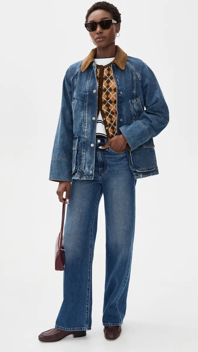 Barbour Denim Modern Beadnell Casual Jacket | Thumbnail 5 Barbour Denim Modern Beadnell Casual Jacket | Thumbnail 5