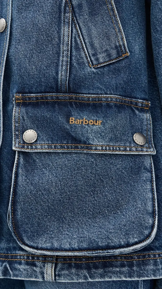 Barbour Denim Modern Beadnell Casual Jacket | Thumbnail 6 Barbour Denim Modern Beadnell Casual Jacket | Thumbnail 6