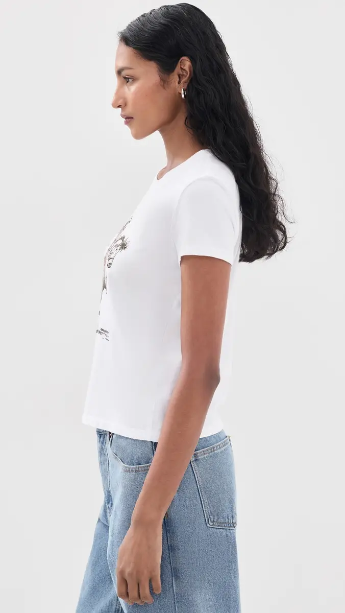 Sunny Somewhere Yeehaw Cowgirl Crew Tee | Thumbnail 4