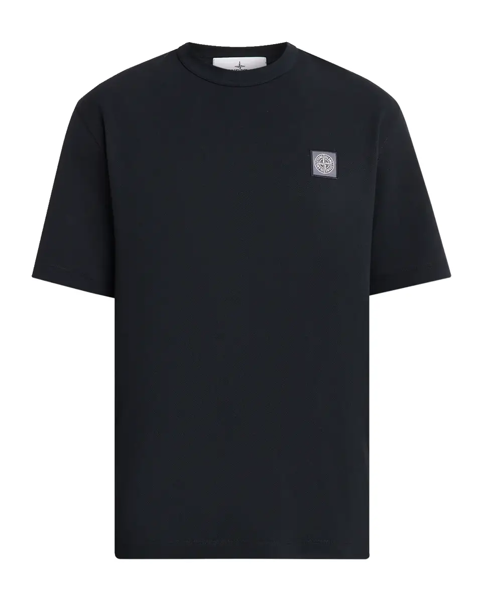 Stone Island Men's Cotton Compass Label Crewneck T-Shirt | Thumbnail 5 Stone Island Men's Cotton Compass Label Crewneck T-Shirt | Thumbnail 5