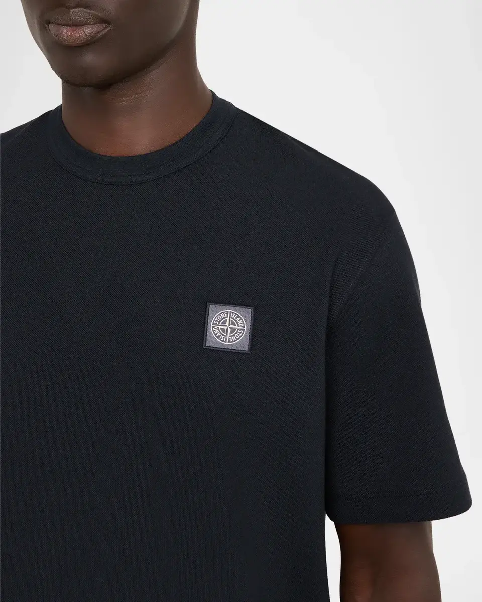 Stone Island Men's Cotton Compass Label Crewneck T-Shirt | Thumbnail 7 Stone Island Men's Cotton Compass Label Crewneck T-Shirt | Thumbnail 7