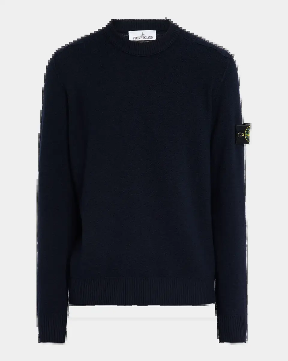 Stone Island Men's Wool Crewneck Sweater | Thumbnail 2 Stone Island Men's Wool Crewneck Sweater | Thumbnail 2