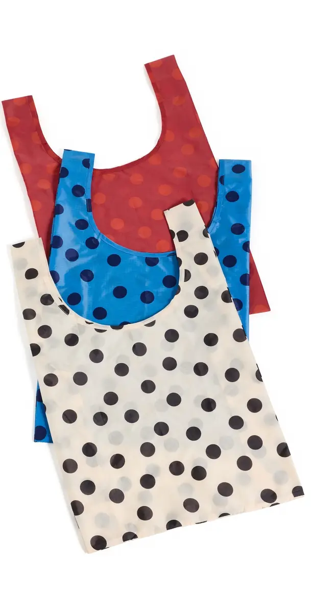 BAGGU Standard Set of 3 Polka Dot Mix One Size | Image 1 BAGGU Standard Set of 3 Polka Dot Mix One Size | Image 1