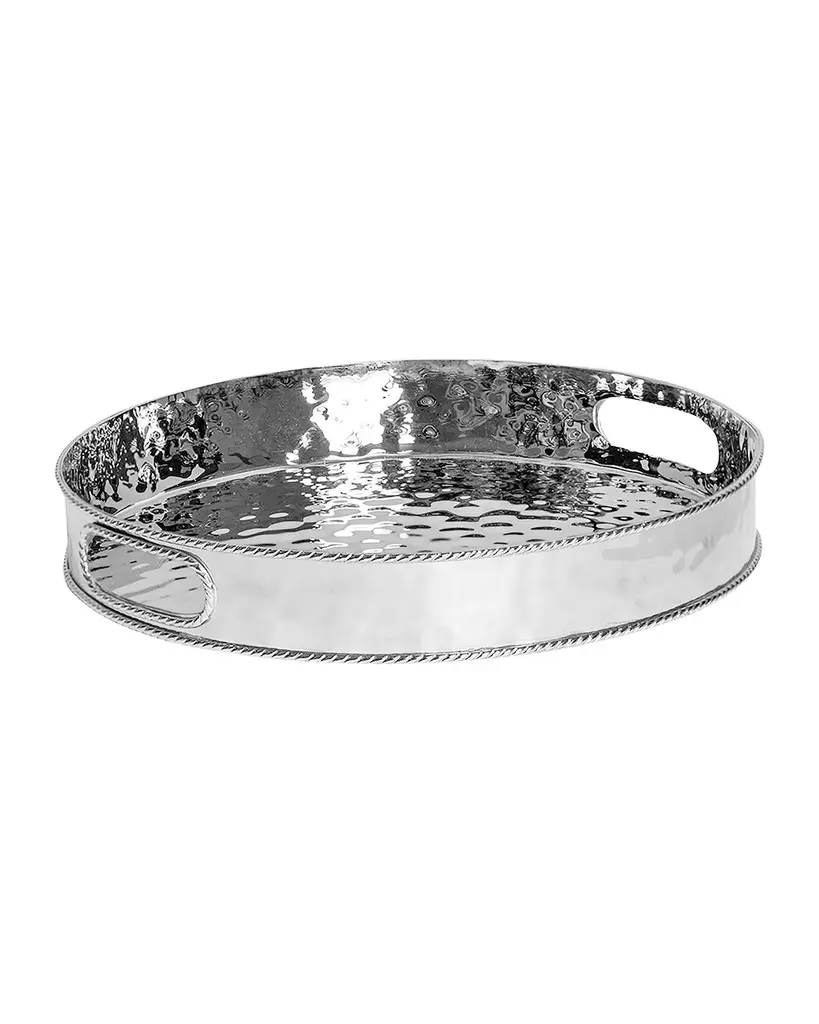 Juliska Graham Silver Round Tray | Image 1 Juliska Graham Silver Round Tray | Image 1