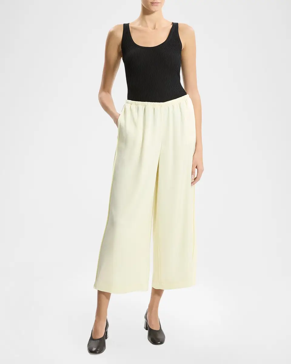 Theory Cropped Pull-On Pants | Thumbnail 2 Theory Cropped Pull-On Pants | Thumbnail 2