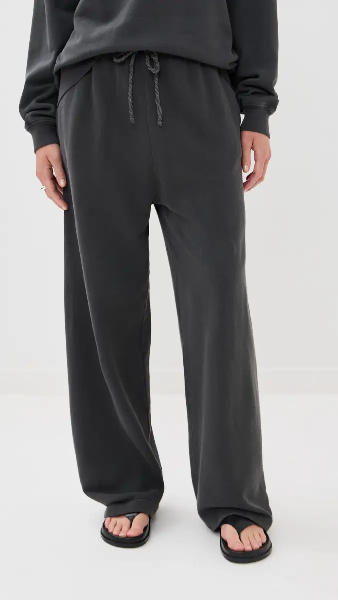The Elder Statesman Daily Wide Leg Sweatpants | Thumbnail 2