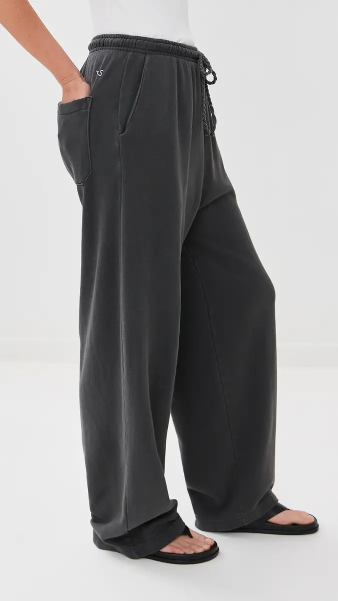 The Elder Statesman Daily Wide Leg Sweatpants | Thumbnail 4