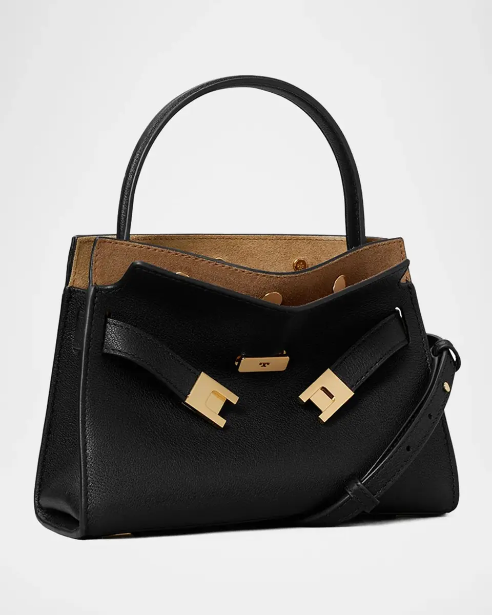 Tory Burch Lee Radziwill Petite Leather Top Handle Bag | Thumbnail 3 Tory Burch Lee Radziwill Petite Leather Top Handle Bag | Thumbnail 3