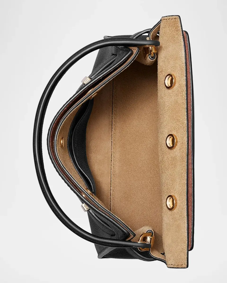 Tory Burch Lee Radziwill Petite Leather Top Handle Bag | Thumbnail 4 Tory Burch Lee Radziwill Petite Leather Top Handle Bag | Thumbnail 4