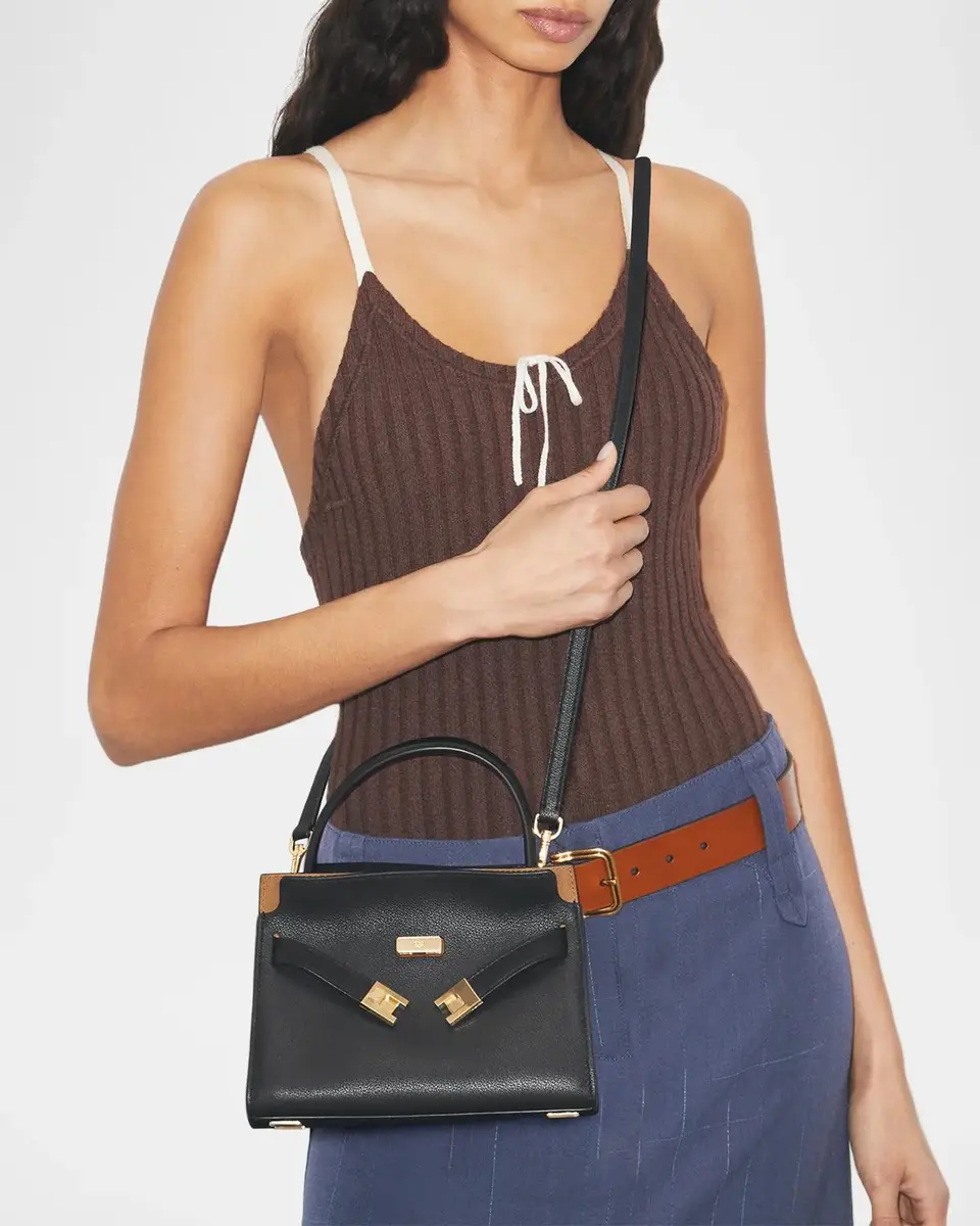 Tory Burch Lee Radziwill Petite Leather Top Handle Bag | Thumbnail 6 Tory Burch Lee Radziwill Petite Leather Top Handle Bag | Thumbnail 6