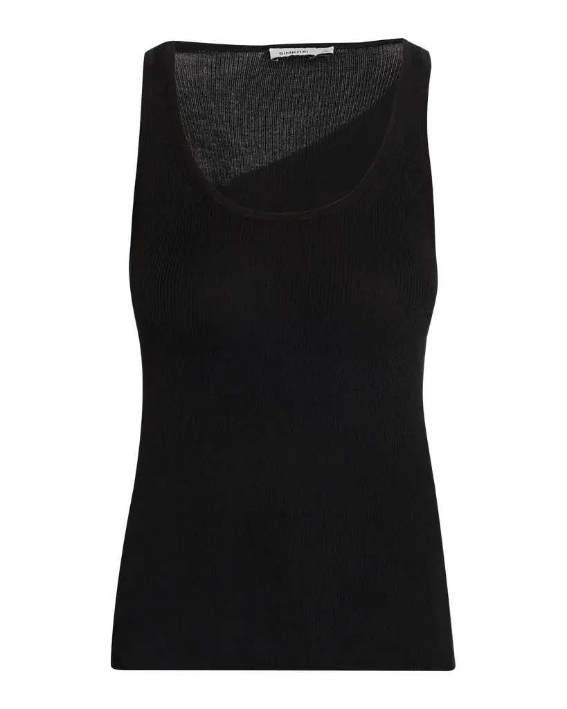 Simkhai Kioni Ribbed Tank Top | Image 1 Simkhai Kioni Ribbed Tank Top | Image 1