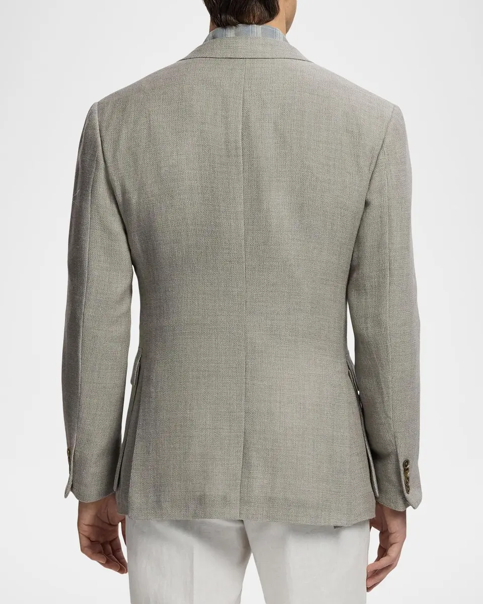 Ralph Lauren Purple Label Men's Hadley Hand-Tailored Textured Jacket | Thumbnail 3 Ralph Lauren Purple Label Men's Hadley Hand-Tailored Textured Jacket | Thumbnail 3