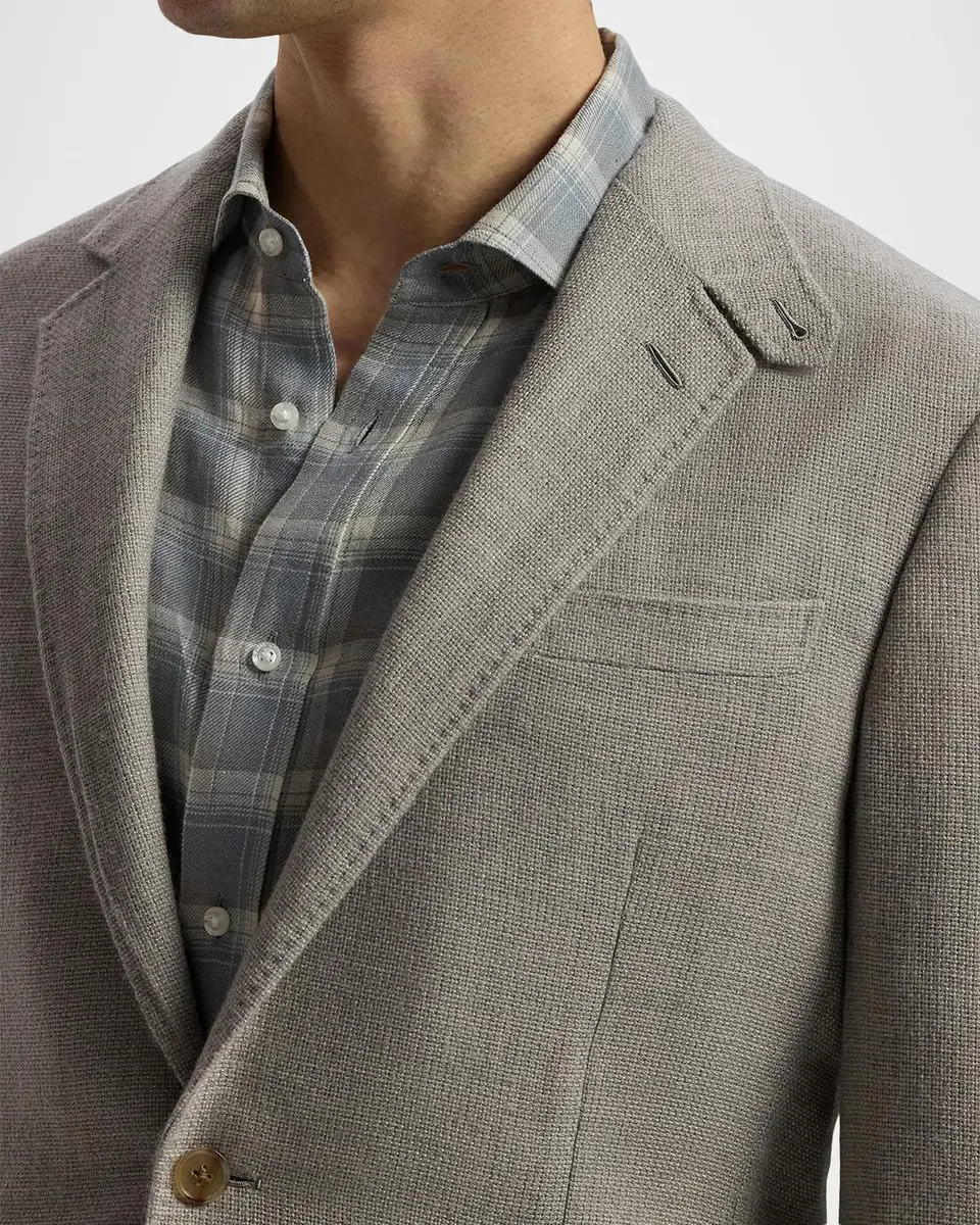 Ralph Lauren Purple Label Men's Hadley Hand-Tailored Textured Jacket | Thumbnail 5 Ralph Lauren Purple Label Men's Hadley Hand-Tailored Textured Jacket | Thumbnail 5