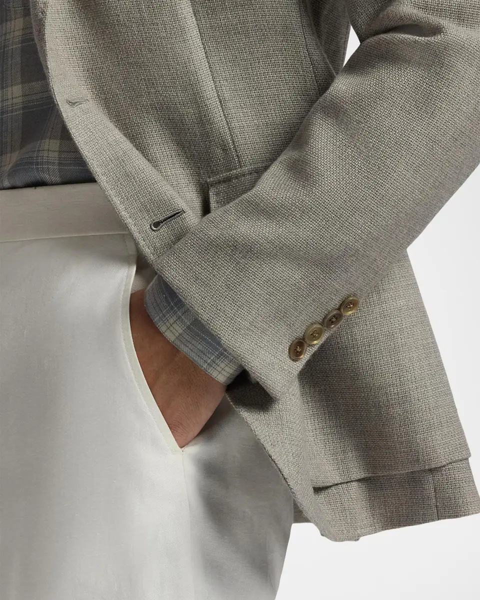 Ralph Lauren Purple Label Men's Hadley Hand-Tailored Textured Jacket | Thumbnail 6 Ralph Lauren Purple Label Men's Hadley Hand-Tailored Textured Jacket | Thumbnail 6