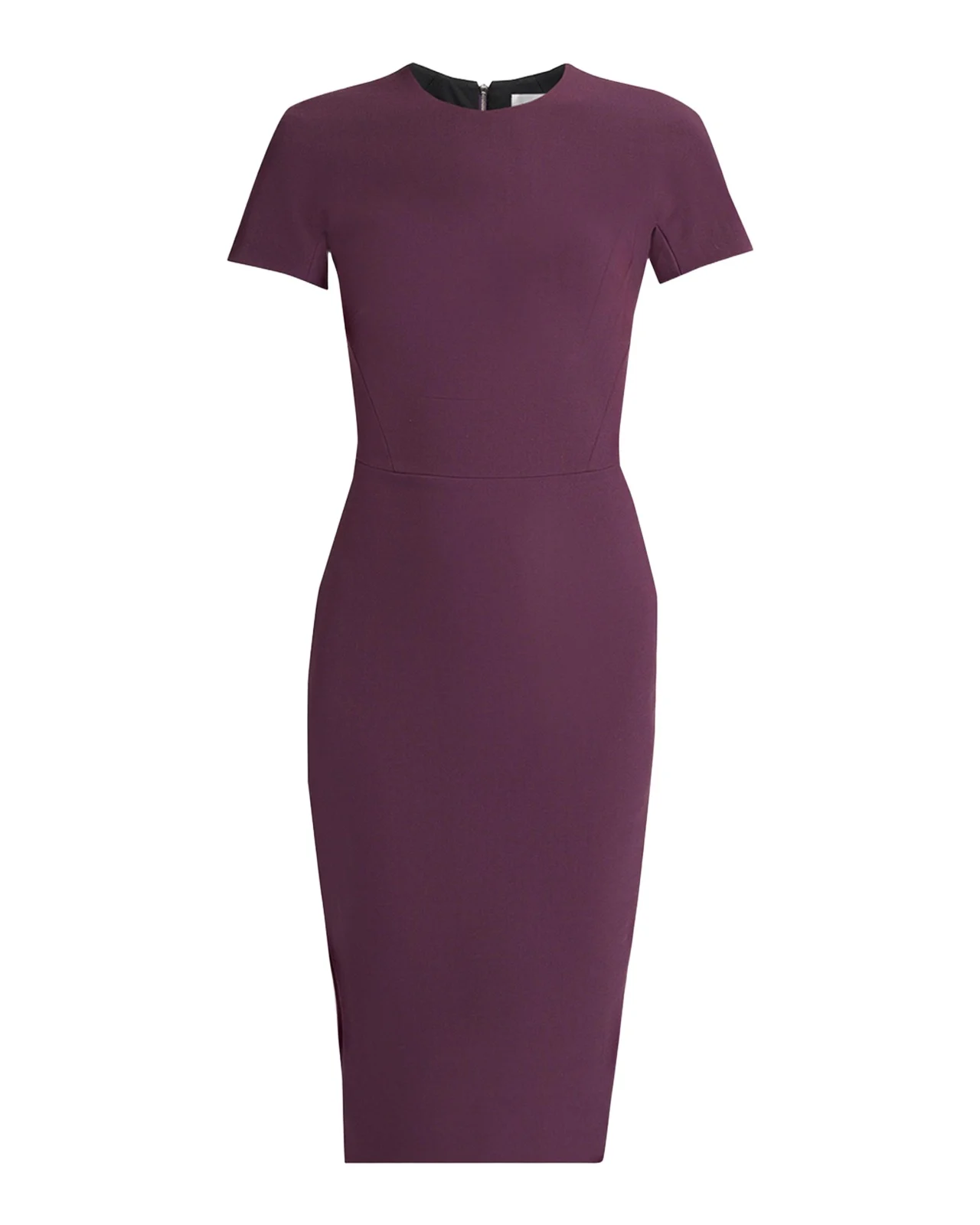 Victoria Beckham Fitted Wool Midi Dress