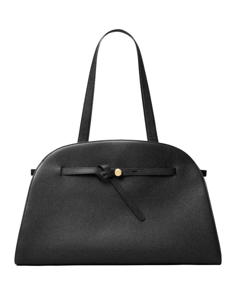 Romy Large Leather Bauletto Shoulder Bag Romy Large Leather Bauletto Shoulder Bag