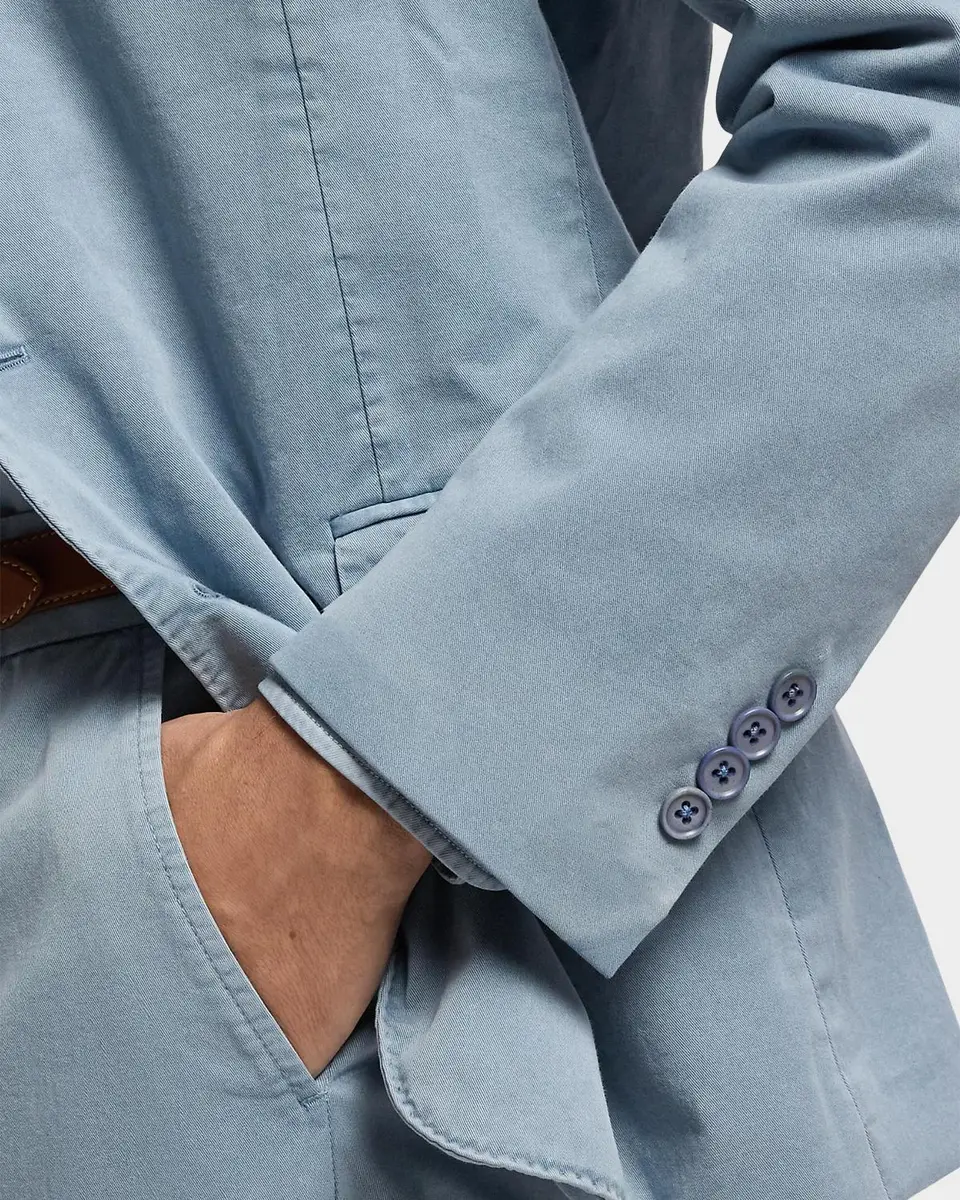 Ralph Lauren Purple Label Men's Glenn Hand-Tailored Stretch Chino Jacket | Thumbnail 6 Ralph Lauren Purple Label Men's Glenn Hand-Tailored Stretch Chino Jacket | Thumbnail 6