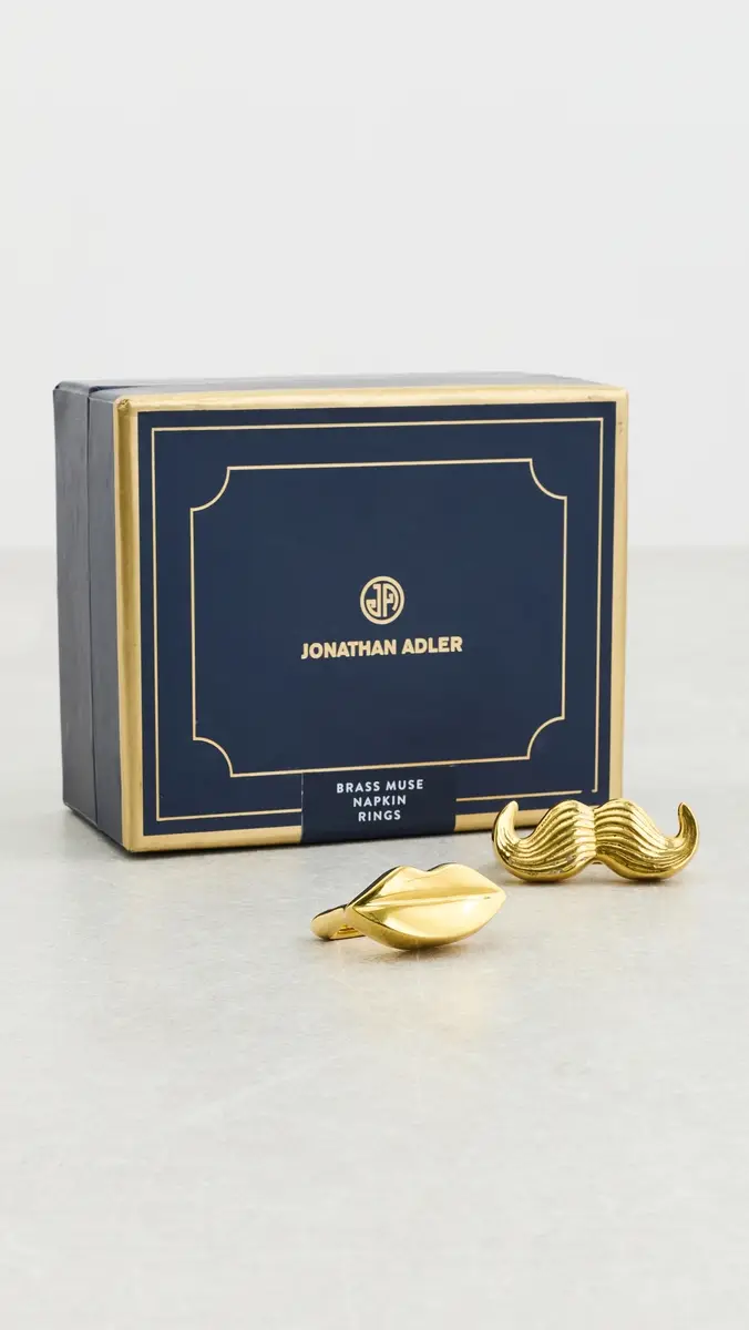 Jonathan Adler Brass Muse Napkin Rings | Thumbnail 2 Jonathan Adler Brass Muse Napkin Rings | Thumbnail 2