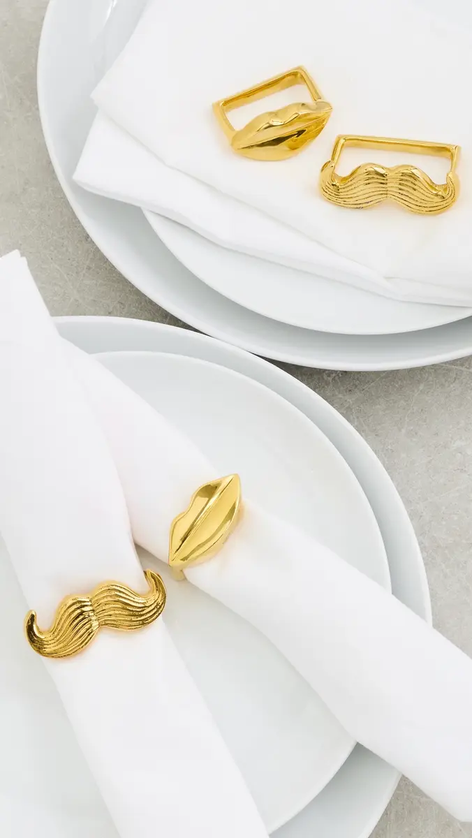 Jonathan Adler Brass Muse Napkin Rings | Thumbnail 4 Jonathan Adler Brass Muse Napkin Rings | Thumbnail 4