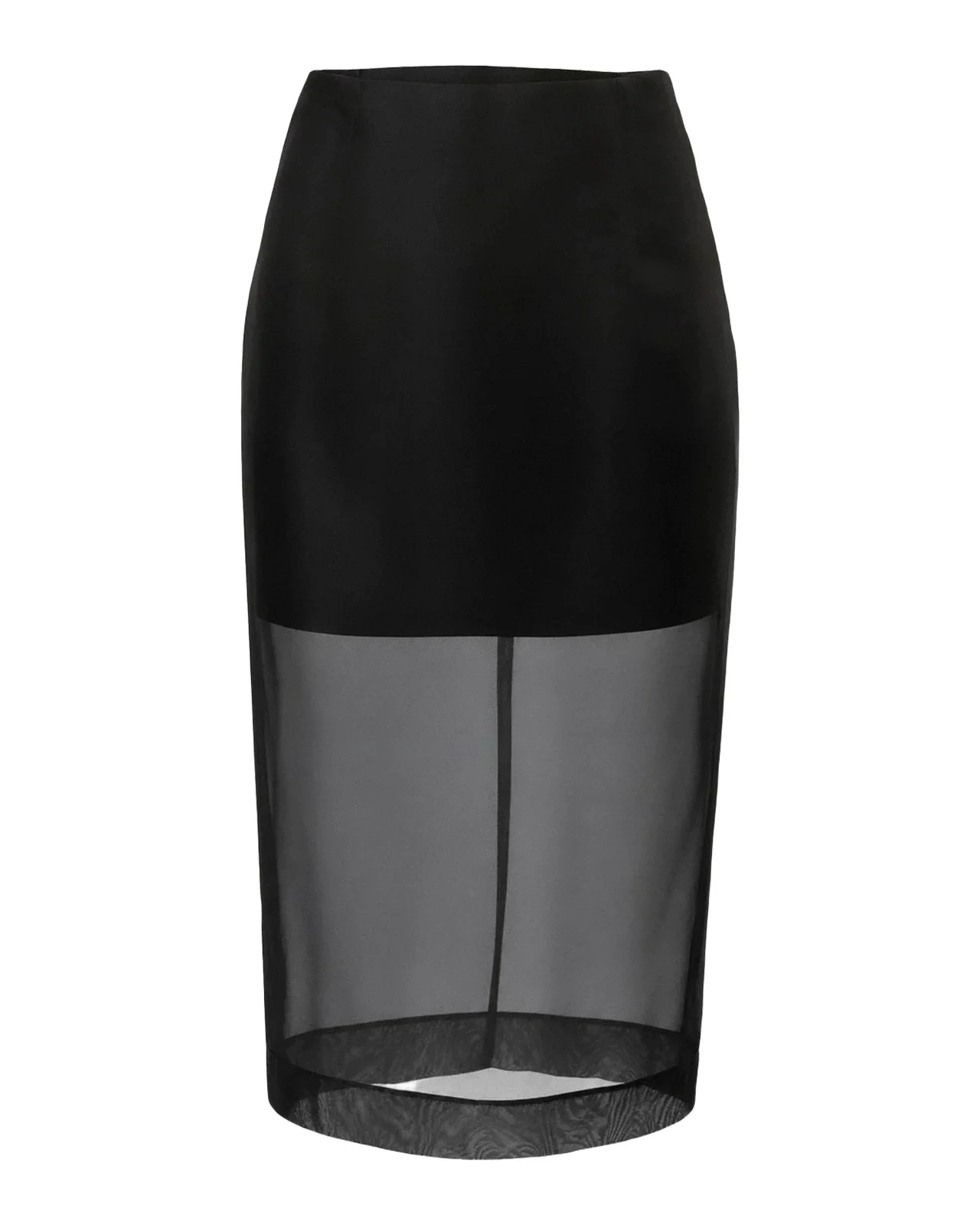 Silk Knee Length Skirt Silk Knee Length Skirt