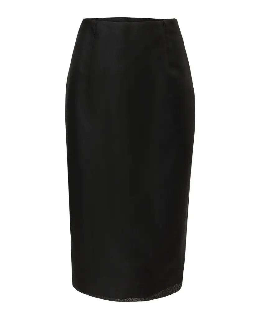 Carolina Herrera Silk Knee Length Skirt | Image 1 Carolina Herrera Silk Knee Length Skirt | Image 1