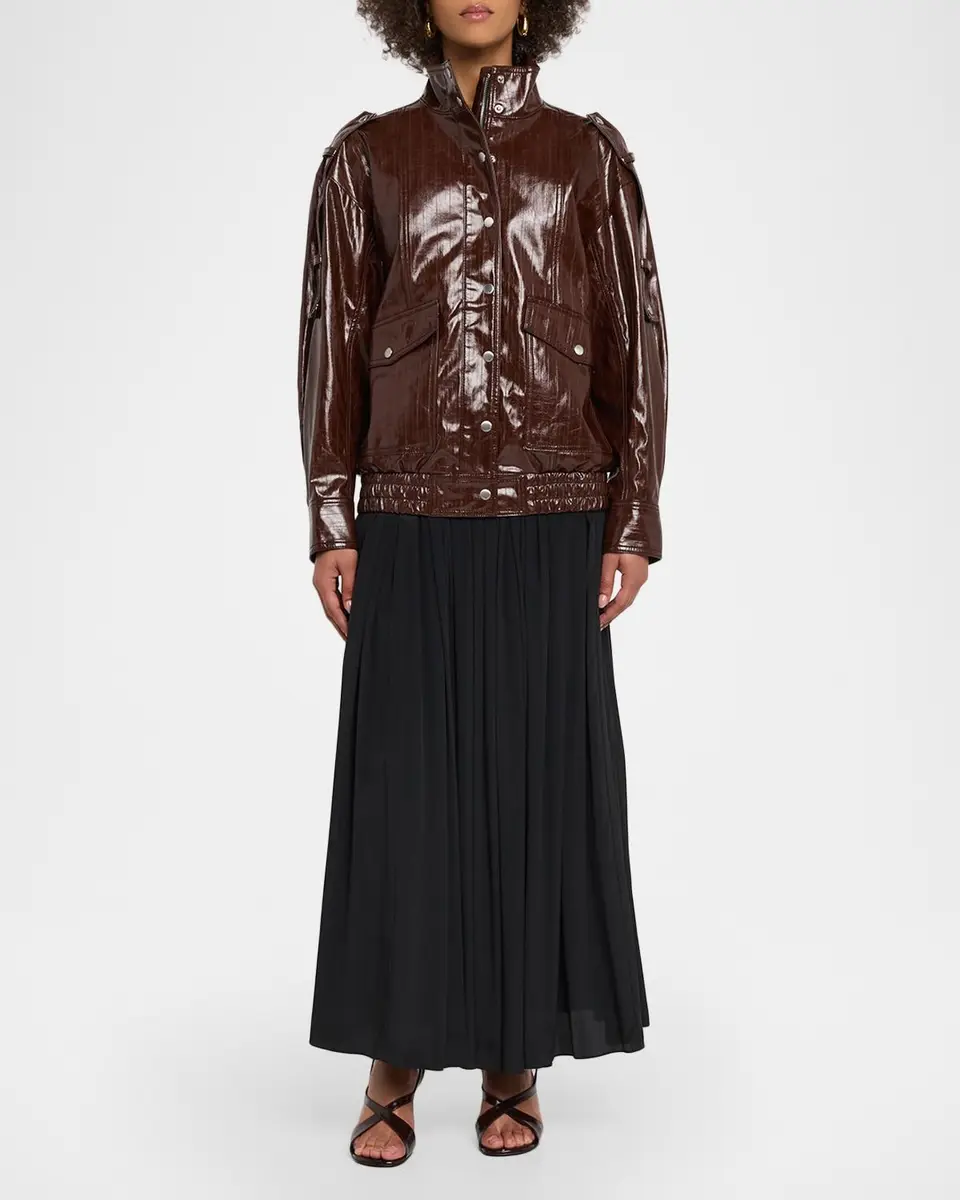 3.1 Phillip Lim Textured Faux Leather Jacket | Thumbnail 2 3.1 Phillip Lim Textured Faux Leather Jacket | Thumbnail 2