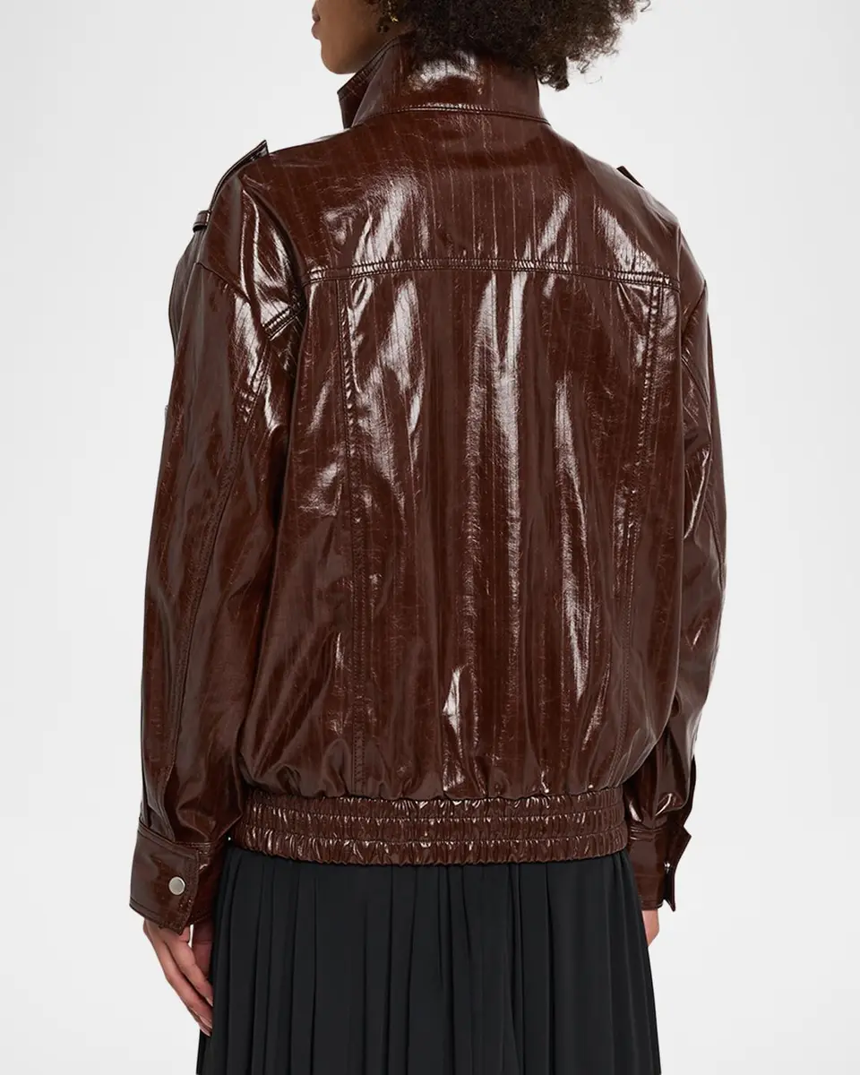 3.1 Phillip Lim Textured Faux Leather Jacket | Thumbnail 3 3.1 Phillip Lim Textured Faux Leather Jacket | Thumbnail 3