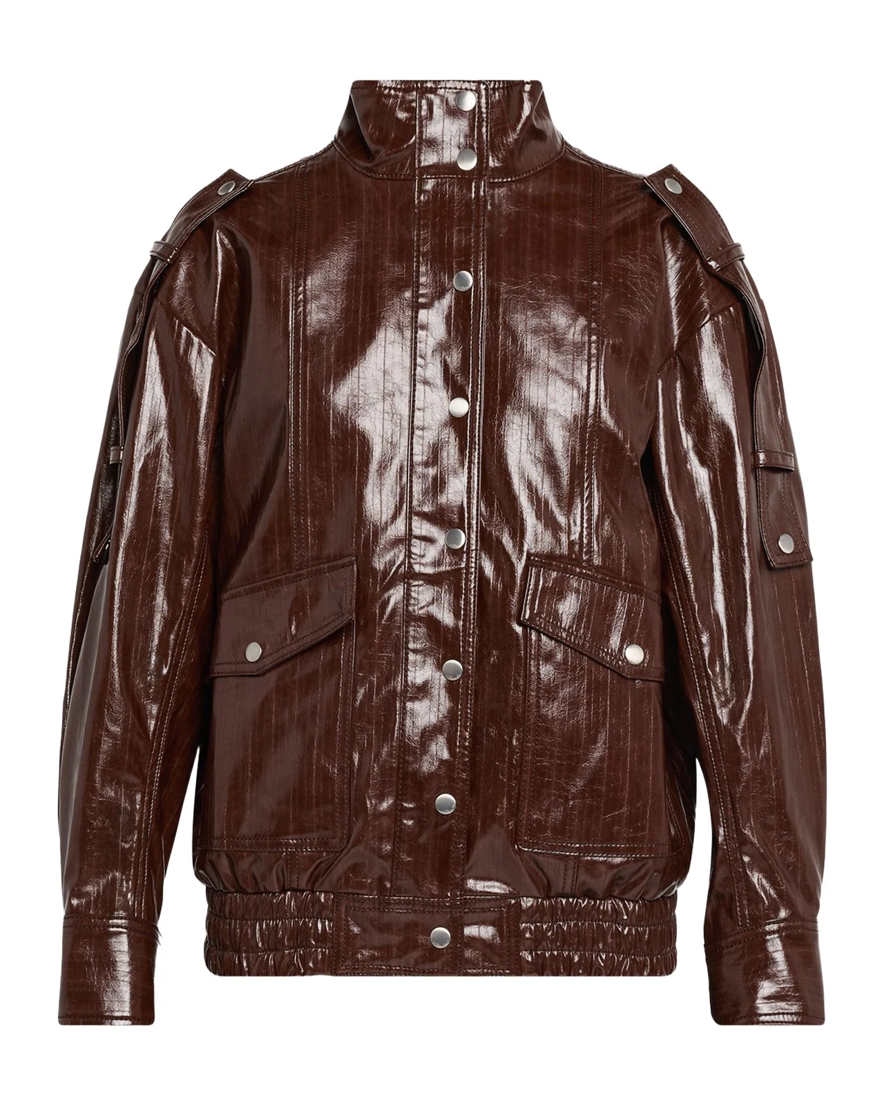 Textured Faux Leather Jacket Textured Faux Leather Jacket